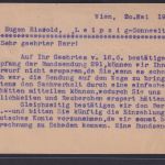 Österreich Ganzsache Wappen Adler 50 Heller plus ZuF viol. K2 Wien nach Leipzig