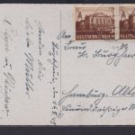 Deutsches Reich Brief Ansichtskarte MEF 764 Buxtehude n Hamburg Altona