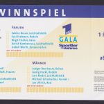 Bund Ganzsache FP 14 Medienlotterie Wertstempel 100+50 ARD Gala Sporthilfe
