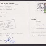 Bund Ganzsache Deutsche Post Umzug Ich bin umgezogen Wertstempel 100 Spreewald