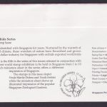 Singapur 2 Briefe Pflanzen Blumen Orchideen und Fische 1994 + 1995