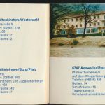 Broschüre Heft DJH Jugendherbergen i.Rheinland Pfalz mit Bildern u Informationen