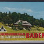 Broschüre Heft DJH Jugendherbergen des Landesverbandes Baden mit Bildern und
