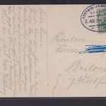 Ansichtskarte Bahnpost Zug 492 Allendorf Hessen Eder Fluss Hotel Restaurant Zum