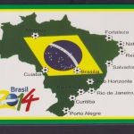 Ansichtskarte Fußballstadien in Brasilien Austragung WM 2014