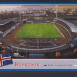 Ansichtskarte Fußballstadion Reykjavik Island Stadion Laugardalsvöllur
