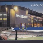 Ansichtskarte Fußballstadion Anderlecht Belgien Constant Vanden Stock Stadion