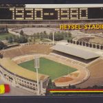 Ansichtskarte Fußballstadion Brüssel Belgien Heysel Stadion