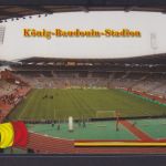 Ansichtskarte Fußballstadion Brüssel Belgien König Baudouin Stadion
