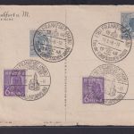 Beseztung Gemeinschaft Frankfurt Anlaßkarte Tag der Europäischen Union 19.5.1948