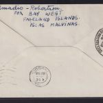 Falklandinseln Brief MEF 236 Wappen Destination Montevideo Uruquay 2.11.1975