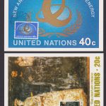 UNO Vereinte Nationen 3 Maximumkarten 80er Jahre