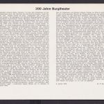 Österreich Künstler Sonderdruck 200 Jahre Burgtheater mit Block Wien 8.4.1976