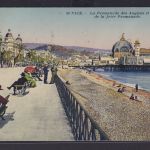 Frankreich Ansichtskarte Werbestempel Nice pays d'enchantement son soleil
