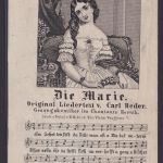 Antiquitäten Kunst Kunstdrucke Lithographie Musik Lied von Carl Reder Klappblatt