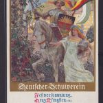 Ansichtskarte Künstlerkarte Krieger Deutscher Schulverein Festversammlung Graz