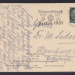 Ansichtskarte Berlin n. HamburgGemälde Wir Drei v. Philipp Otto Runge Stempel