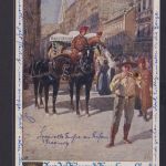 Ansichtskarte Österreich Deutsche Böhmen Künstler Vignette Sign. ab Bozen nach