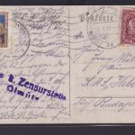 Ansichtskarte Österreich Deutsche Böhmen Künstler Vignette Begrüßung nach