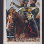 Ansichtskarte Österreich Deutsche Böhmen Künstler Sign. Soldaten zu Pferd