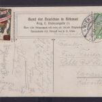 Ansichtskarte Österreich Deutsche Böhmen Künstler Vignette Jäger ab Wien nach