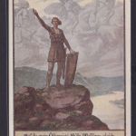 Ansichtskarte Österreich Deutsche Böhmen Künstler Sign. Ritter nach Wien Stempel