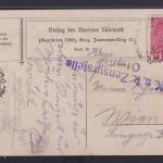 Ansichtskarte Österreich Deutsche Böhmen Künstler Sign. Ritter nach Wien Stempel