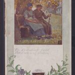Ansichtskarte Österreich Deutsche Böhmen Künstler Vignette nach Wien