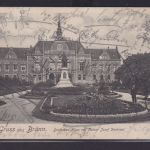 Ansichtskarte Österreich Deutsche Böhmen Künstler Vignette Brünn Deutsches Haus