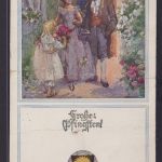 Ansichtskarte Österreich Deutsche Böhmen Künstler Vignette Deutscher Schulverein