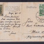 Ansichtskarte Österreich Deutsche Böhmen Künstler Vignette Deutscher Schulverein