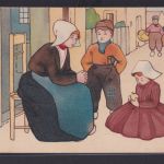 Ansichtskarte Künstlerkarte Frau Kinder Nachdenklich Verlag Faulkner & C0.London