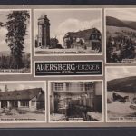 Ansichtskarte Auersberg Sachsen Erzgebirge Ansichten Talsperre Berghotel nach
