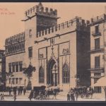 Ansichtskarte Valencia Spanien Sehenswürdigkeit Weltkulturerbe Lonja de la Seda