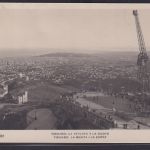 Ansichtskarte Barcelona Spanien Tibidabo Berg Totalansicht