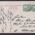 Ansichtskarte Port Said Hafenstadt Agypten Asien Afrika Statue Ferdinand Lesseps