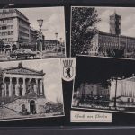 Ansichtskarte Berlin Nationalgalerie Friedrichstrasse Stattsoper Rathaus Verlag