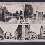 Ansichtskarte Apolda Thüringen Ansichten Stempel Museum f. Glockenkunde nach