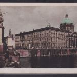 Ansichtskarte Künstlerkarte Berlin Schloß Spree Fluss Seir Pastell