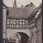 Ansichtskarte Adorf Vogtland Sachsen Freiberger Tor Heimatmuseum Verlag Winkler