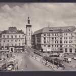Ansichtskarte Brno Brünn Böhmen Mähren Tschechien Platz d. Freiheit Strassenbahn