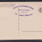 Ansichtskarte Belchen Hotel Belchenhaus Bes. Josef Stiefvater Schwarzwald Baden