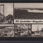 Ansichtskarte Berlin HO Gaststätte Müggelturm Köpenik Ansichten