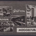 Ansichtskarte Berlin Müggelturm Köpenick Gastronomie Innenansicht