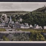 Ansichtskarte Balduinstein Lahn Fluß Ortsansicht Landschaft Brücke Rheinland