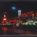 Ansichtskarte Hamburg Reeperbahn St. Pauli Moulin Rouge Leuchtreklame Nachtbild