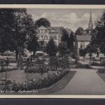 Ansichtskarte Bad Elster Rosengarten Sachsen ab Adorf nach Oberpickenhain