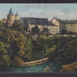 Ansichtskarte Künstlerkarte Altenburg Schloß Landschaft Wald Thüringen nach