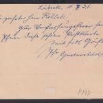 Ganzsache 8 Pfg. Reichspräsident Ebert mit Stempel Benutzt die Luftpost