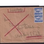 Deutsches Reich Flugpost MEF Feldpostmarke Brief Zulassungsmarke Militaria
